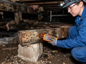 What Moisture Readings Reveal Before Crawl Space Repair Begins