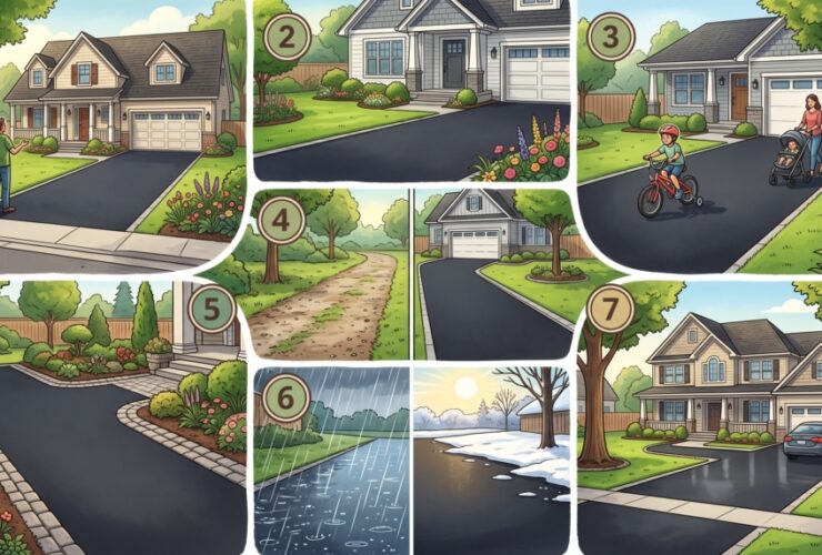 7 Reasons an Asphalt Driveway Increases Curb Appeal